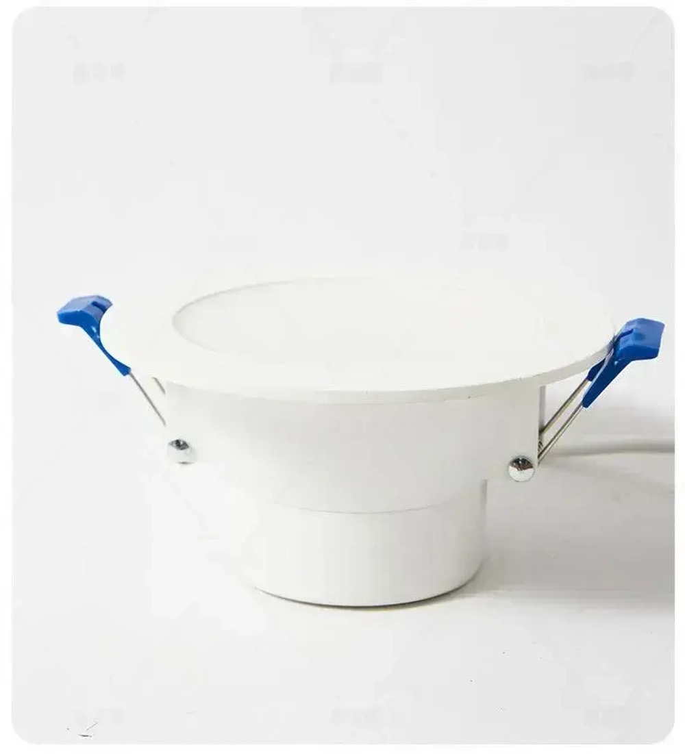 Панель светодиодная встраиваемая круглая диммированая 7Вт 230В 3000K/4000K/6000K белая IP44 JINHANG, 1 шт.