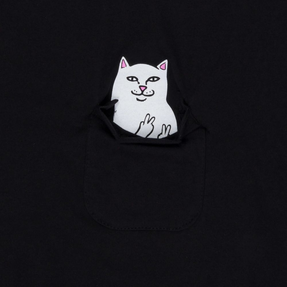 Футболка Rip N Dip Lord Nermal Peace Pocket Tee (Black)