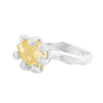 Кольцо Princess Yellow Pear