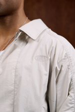 Куртка Nothomme Blue Monte Bent Knife Sleeve Workwear Turn-down Collar Jacket "Dune White"