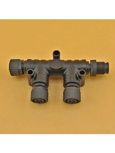 NMEA 2000 M12 5pin коннектор 4 порта