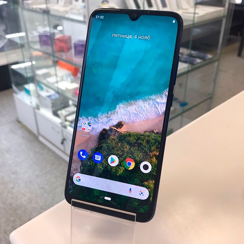 Смартфон Xiaomi Mi A3 4/128GB Синий (Витринный)