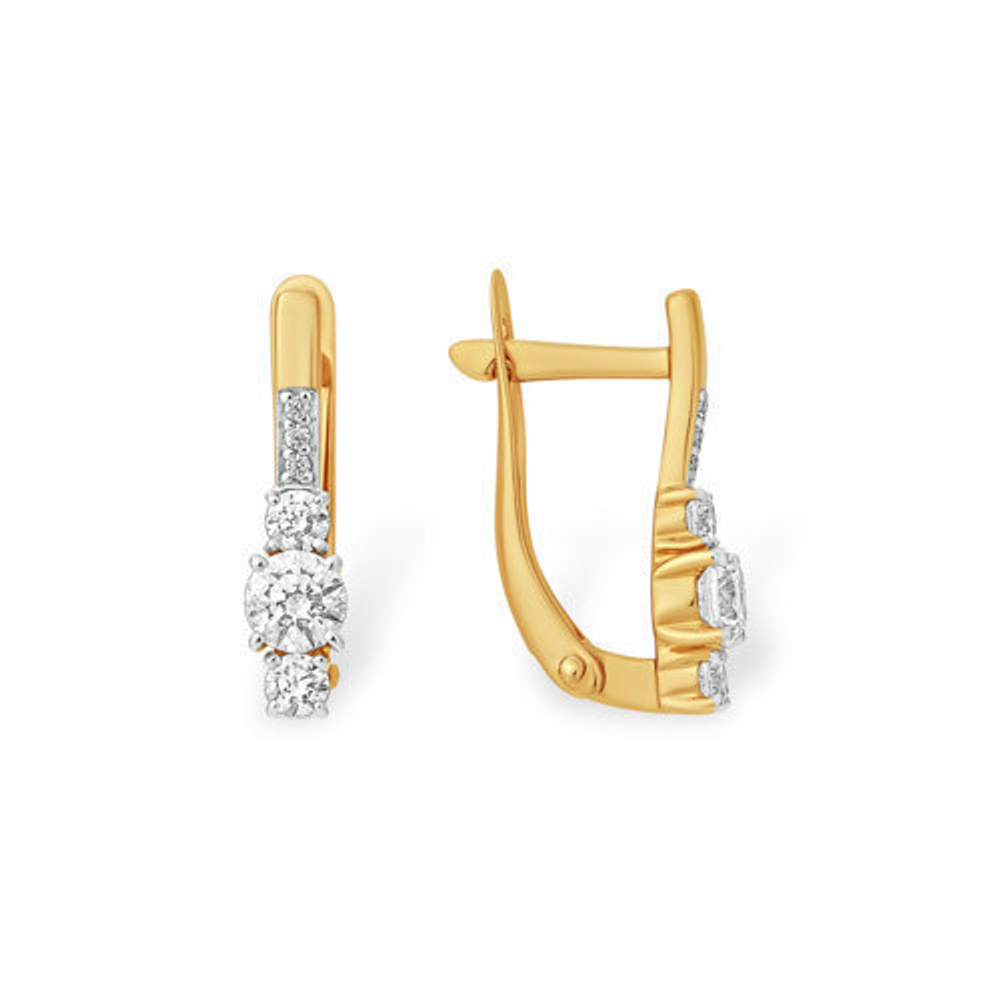 Серьги из золота 585 пробы