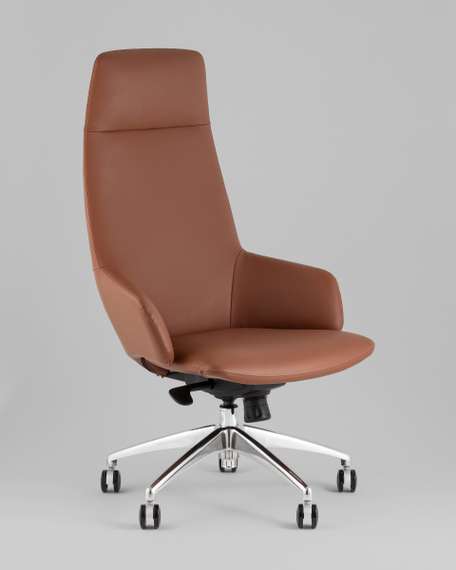 Кресло руководителя TopChairs Bow шоколадный