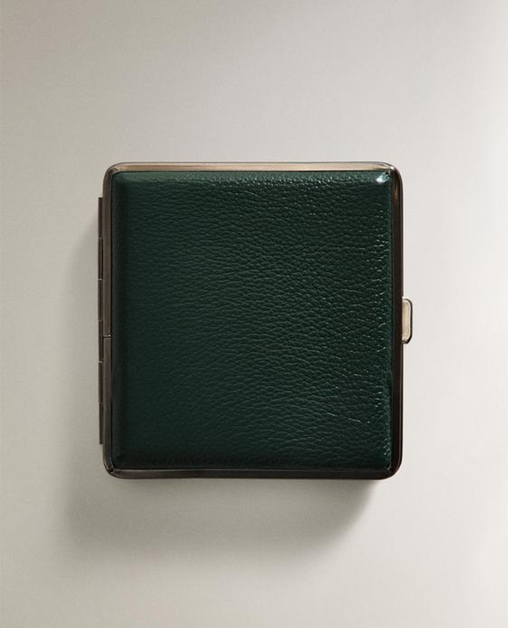 ZARA HOME КОЖАНЫЙ ПОРТСИГАР, ЗЕЛЕНЫЙ