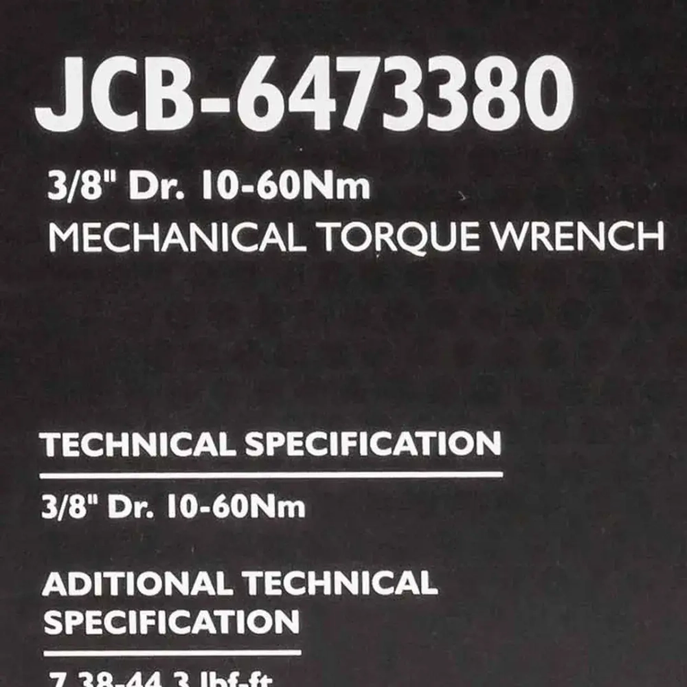 Ключ моментный 10-60Нм, 3/8'' JCB JCB-6473380