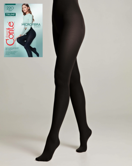 CONTE TRIUMF 220 Теплые Колготки женские из микрофибры