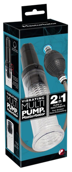 Вакуумная помпа-мастурбатор Vibrating Multi Pump & Masturbator