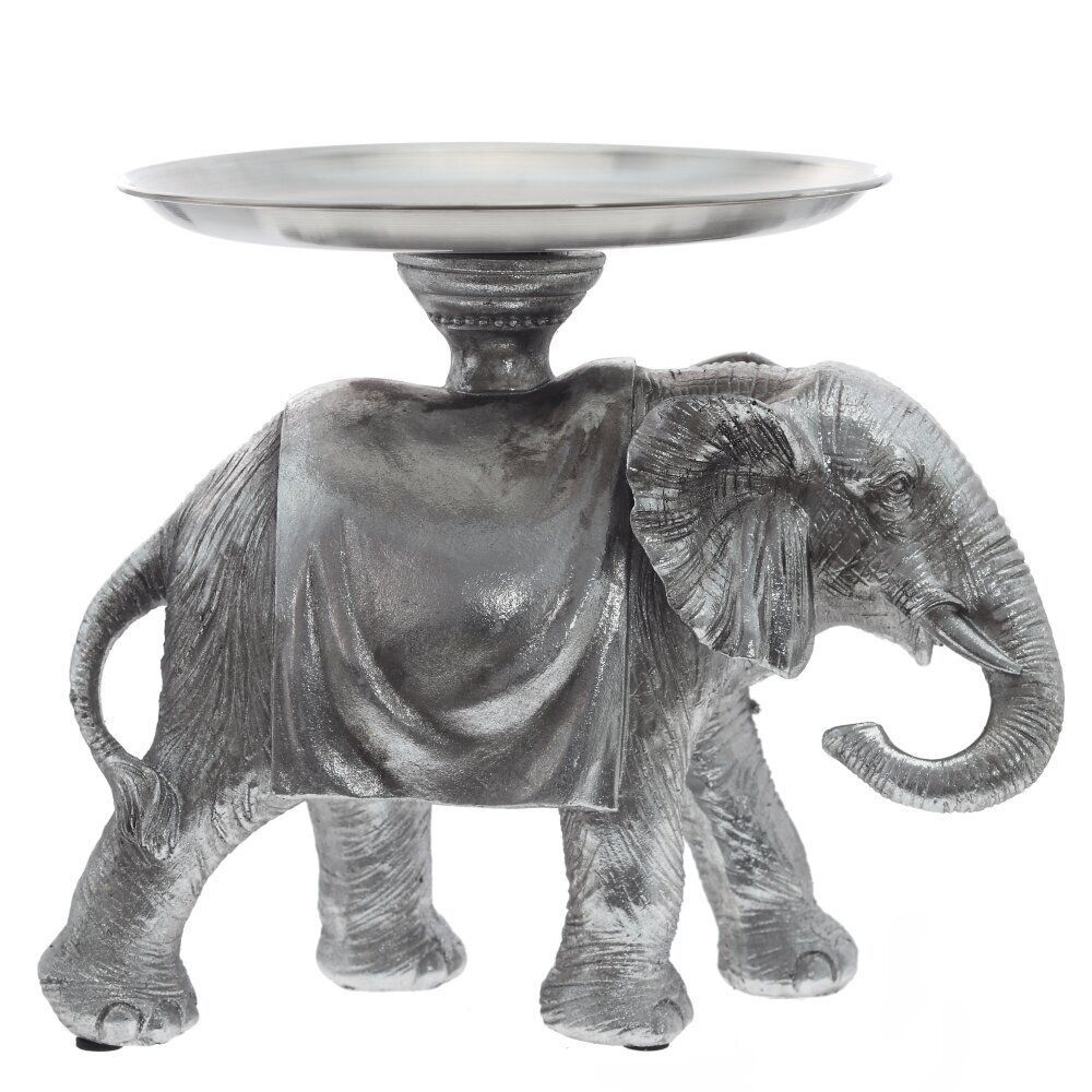 GAEM Фигурка декоративная "Слон" с подносом, L22 W16,5 H19 см