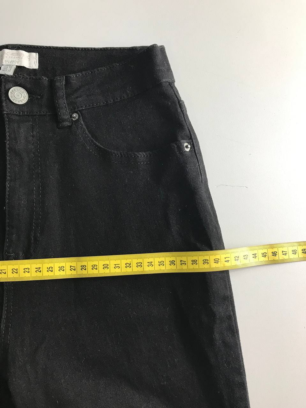 Джинсы Pull&Bear расклешенные, маркировка 36, визуально на 42 размер