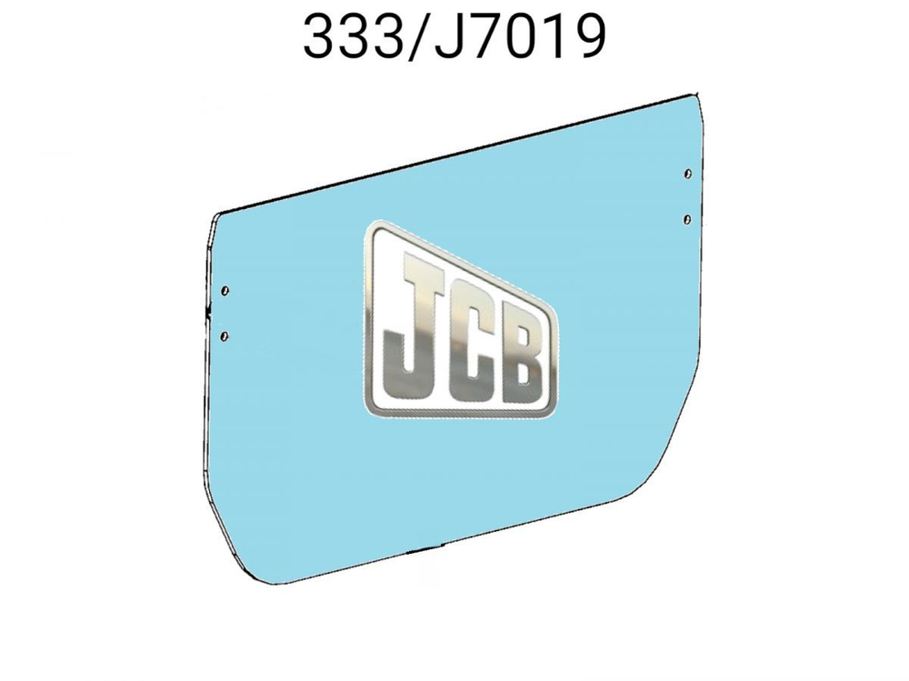 Стекло под лобовое JCB 333/J7019