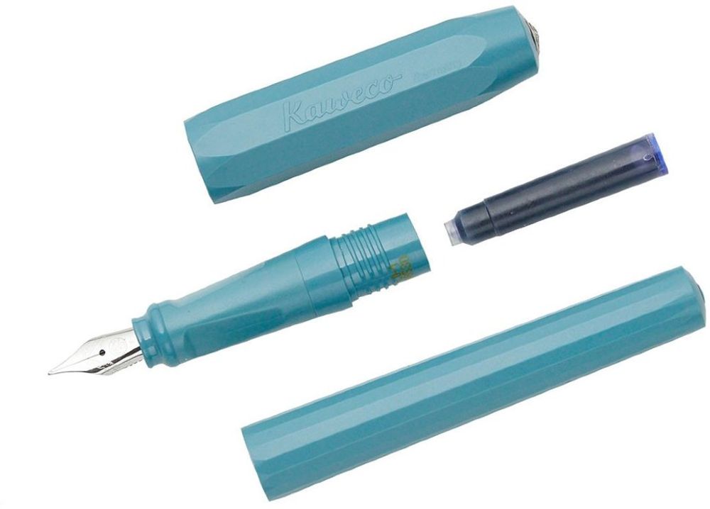 Ручка перьевая Kaweco Perkeo Breezy Teal с пером M 0.9 мм (10002223) 2