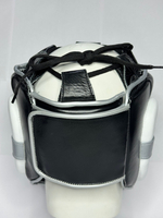 Шлем боксерский полная защита  Arcada черный/белый