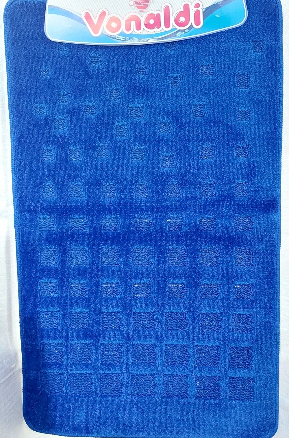 коврик для ванной комнаты 60×100см синий
