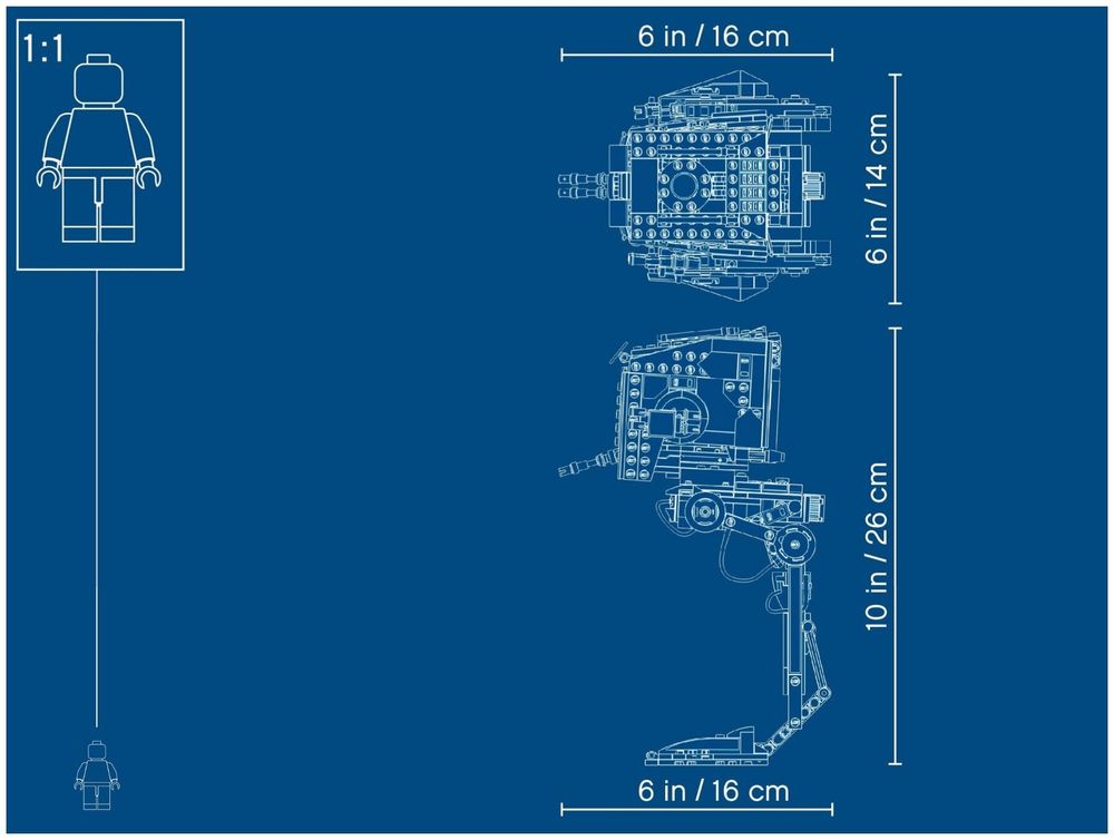 Конструктор LEGO Star Wars 75254 Диверсионный AT-ST