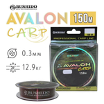 Леска Bushido Avalon Carp, коричневый (150м)