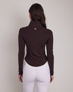 Лонгслив Reform Zip Longsleeve in Truffle
