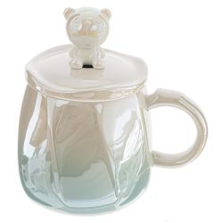 GAEM Кружка с крышкой, 400 мл, L8 W8 H9 см, 4в.