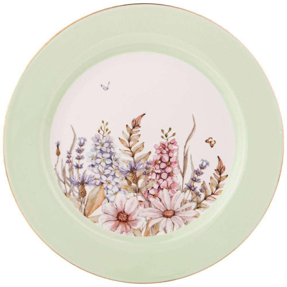 НАБОР ТАРЕЛОК ЗАКУСОЧНЫХ LEFARD "ДВОРЦОВЫЙ ПАРК" 4 ШТ. 20,5 СМ МИКС (КОР=12НАБ.)