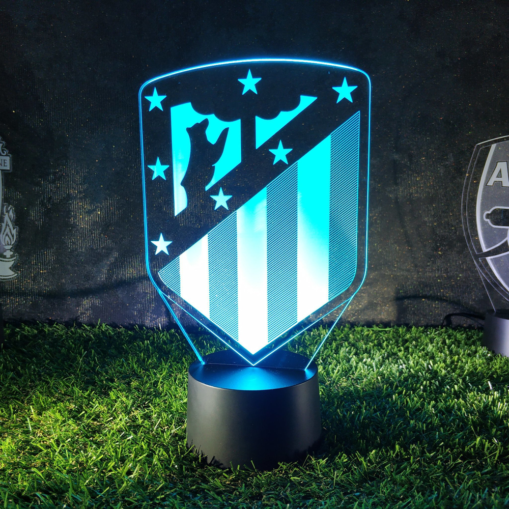 3D Светильник "Атлетико Мадрид" (  Atlético de Madrid)