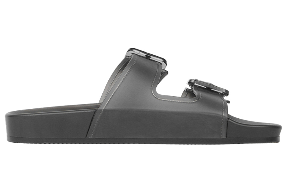 Balenciaga Balenciaga Mallorca Mallorca Round Head Open Toe Buckle Fashion Sandals Men's Black