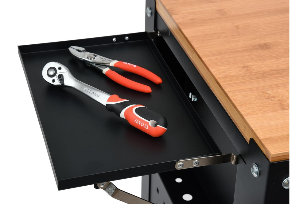 Инструментальная тележка с набором ложементов YATO 162 предмета, YT-55280