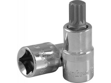 120714 Насадка торцевая 1/2"DR с вставкой-битой SPLINE, M14