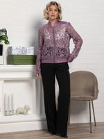Жакет кружевной Индола (сиреневый) Б15325-3М LT Collection