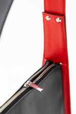 Louis Lefevre Сумка женская натуральная кожа через плечо средняя черная