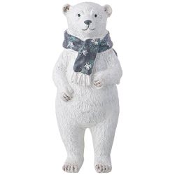 ФИГУРКА "БЕЛЫЙ МИШКА" 6,5*6,5*15 СМ