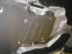 Защита КПП и РК (4 мм, алюминий) для BMW X5 2015-2018 (V = 3.0 AT), BMW X5 M50d 2016-2019 (V = 3.0TD AT), BMW X6 2015-2019 (V = 3.0 AT) Sheriff.03.2981