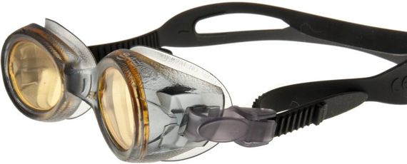 Очки для плавания Saeko S8 ONE Piece L31 черно-желтые