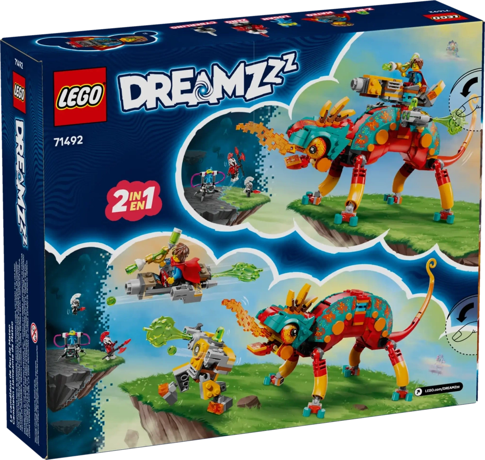 Конструктор LEGO DREAMZzz 71492 Огненный хамелеон Матео