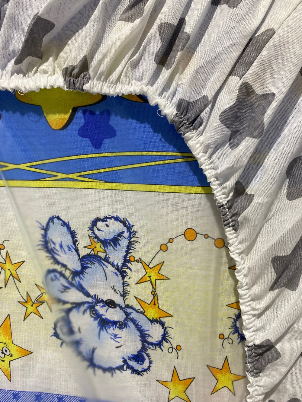 Простынь универсальная, бязь,серый