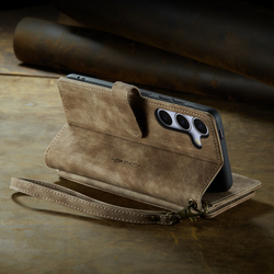 Многофункциональный чехол-кошелек CaseMe 3 in 1 Matte Wallet для Samsung Galaxy S25 FE