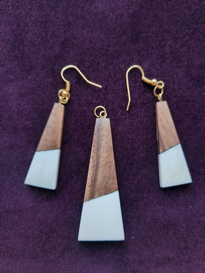 Комплект,  цевка, красное дерево