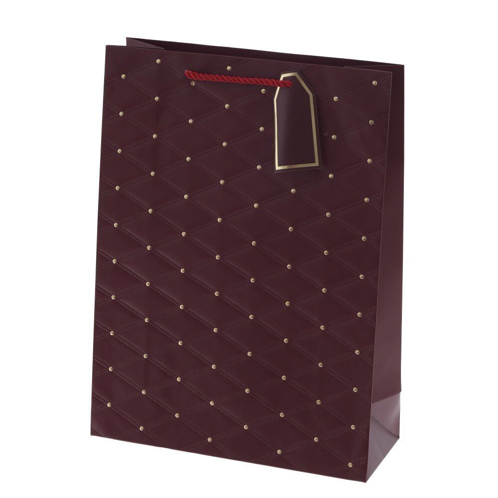 GAEM Пакет подарочный L (бумага 210г/м2, блок 12шт), L31 W12 H42 см, 4в.