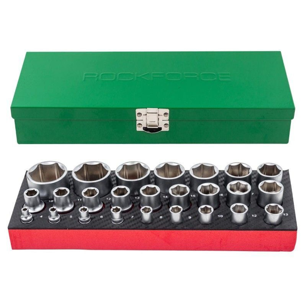 Головки 1/4'', 1/2'', набор 25пр RF-50121G