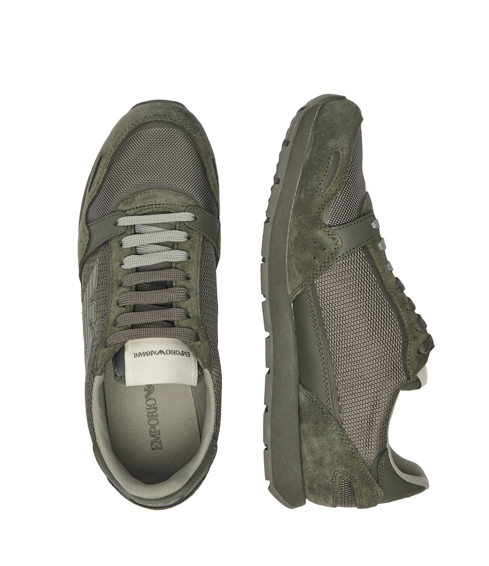 Кроссовки Emporio Armani - хаки(X4X537 XN730)