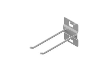 Крючок двойной (L=100 мм, B=30 мм) Home Space, цвета разные