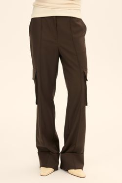 Брюки карго (Classy & Sassy), шоколадные
