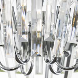 Citilux Вестерос CL307180 Люстра хрустальная потолочная Хром