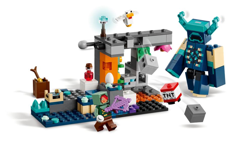 Конструктор Лего Майнкрафт Столкновение с Варденом 21274 | LEGO Minecraft The Warden Encounter набор  238 деталей 7+