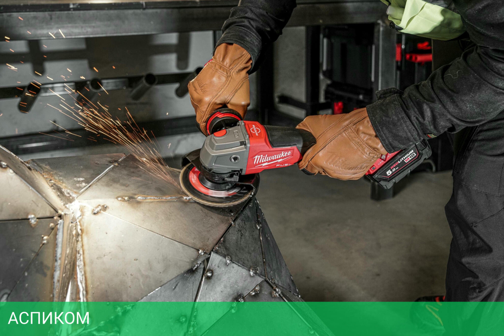 Угловая шлифмашина Milwaukee M18 ONEFSAG125XPDB-0X FUEL (4933478434)
