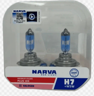 Автолампа H7 12V 55W (PX26d) Narva MAXIMUM VOLUME PLUS +200 (W5W) (кт2шт+2шт) 48396