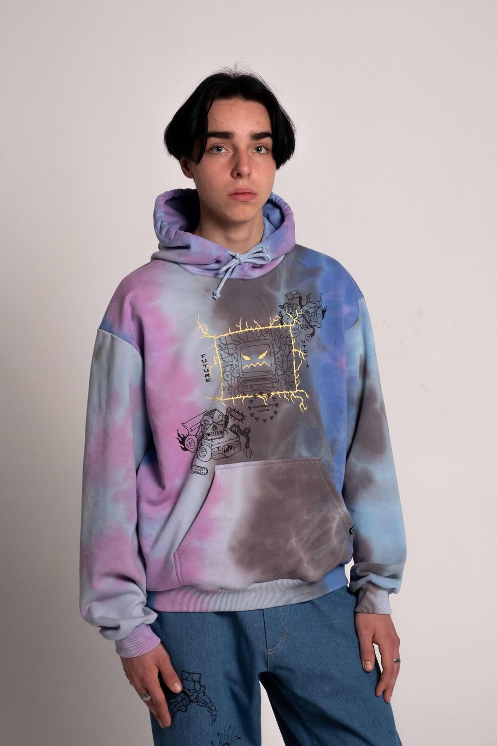 Худи Creepy Clothing Матрица TD Розовый