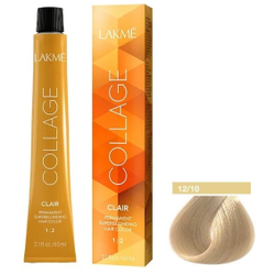 Lakme Collage Крем-краска для волос, 12/10 светлый пепельный, 60 мл
