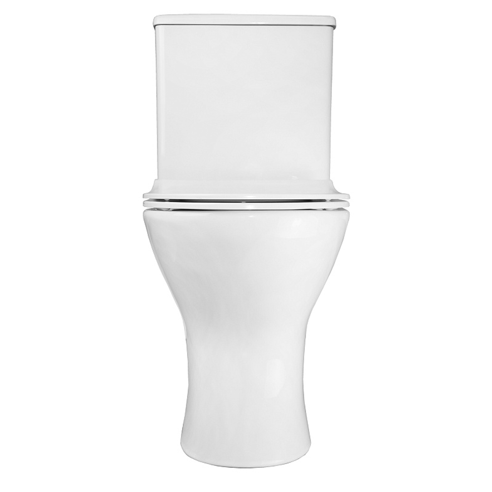 Унитаз-компакт Azario Mist 385х610х800 напольный, безободковый, с быстросъемным сиденьем микролифт (AZ-45)