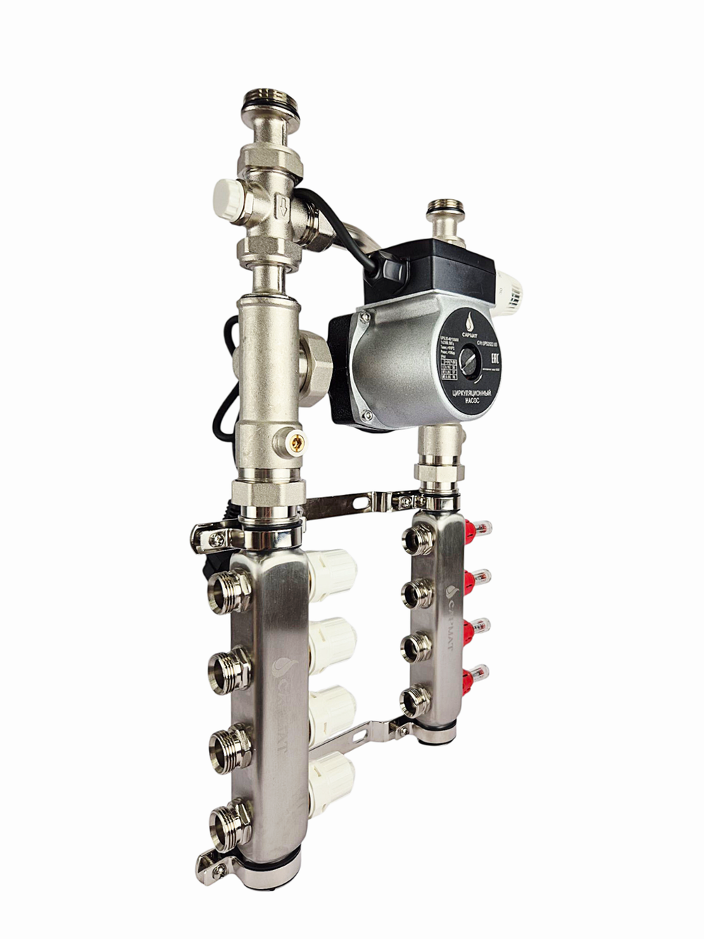 Насосно-смесительный узел (без насоса) с боковым подключением САРМАТ 130 мм MP2500A