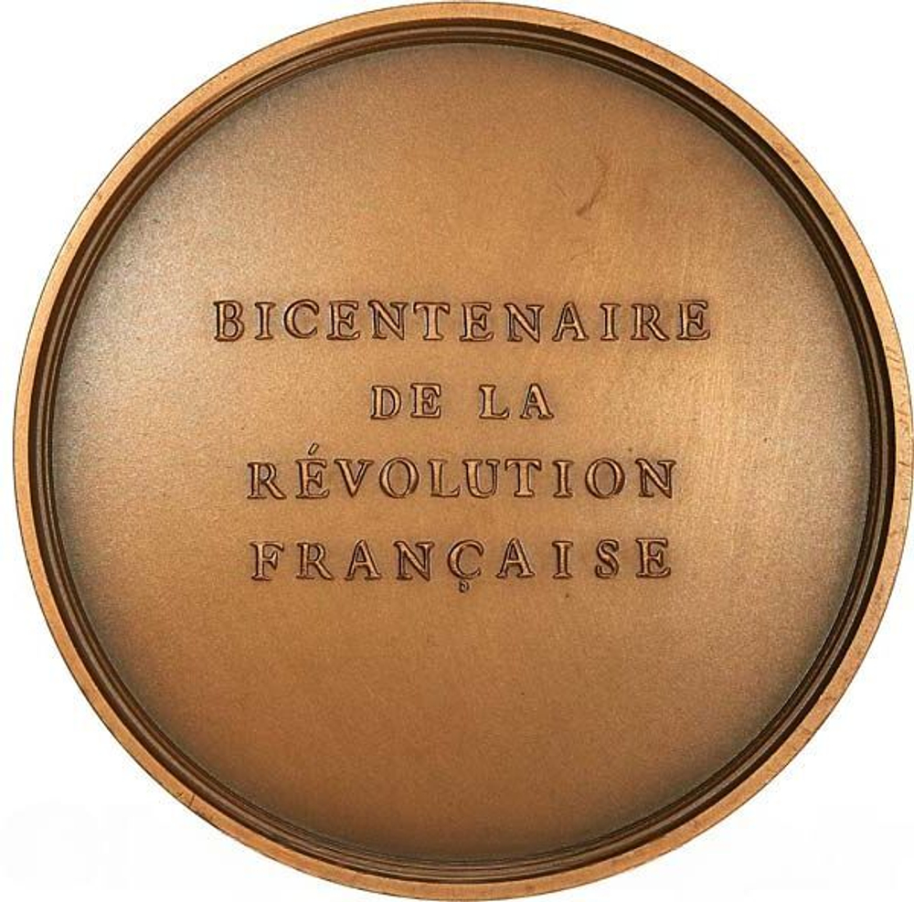 France, Bicentennial of the Revolution Medal, Tennis Court Oath, 1987